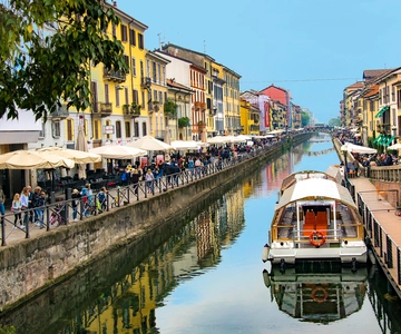 Milan: Colonne di San Lorenzo and Navigli Guided Tour