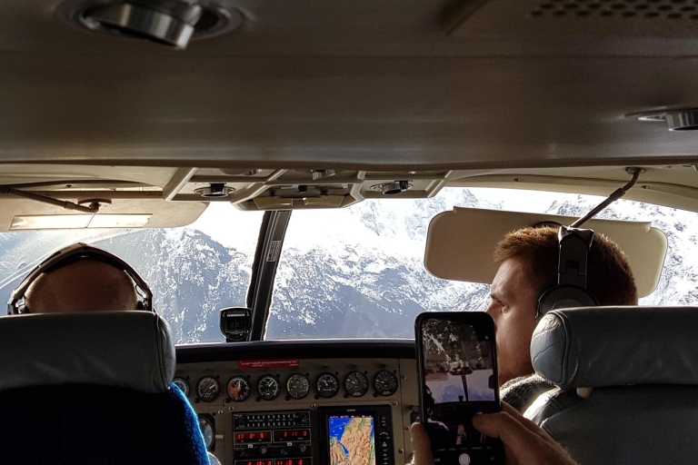 Ab Queenstown: Milford Sound und Big 5 Gletscher Rundflug