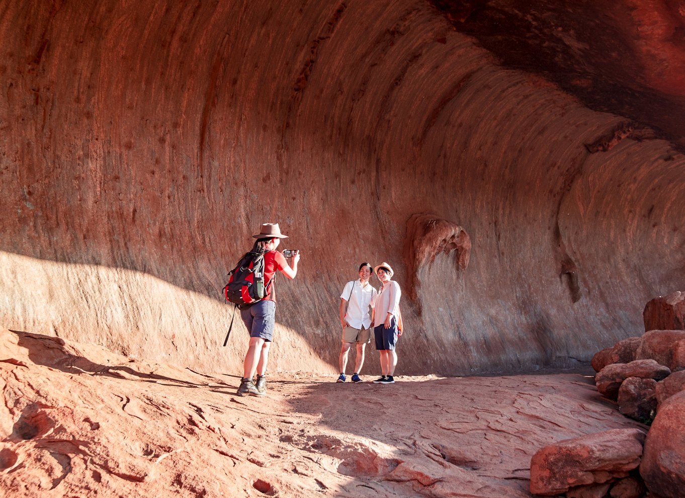 Uluru: Guidet gåtur ved solopgang med let morgenmad