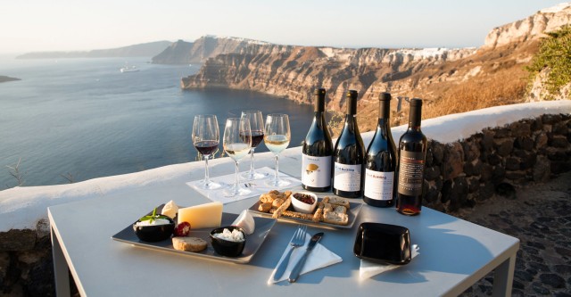 Visit Santorini Three Wineries and One Brewery Tour with Tastings in Santorini