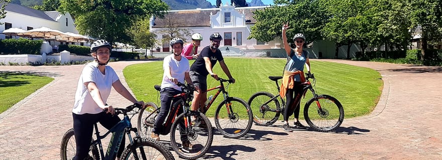 Stellenbosch : Visite historique à vélo et dégustation de vins