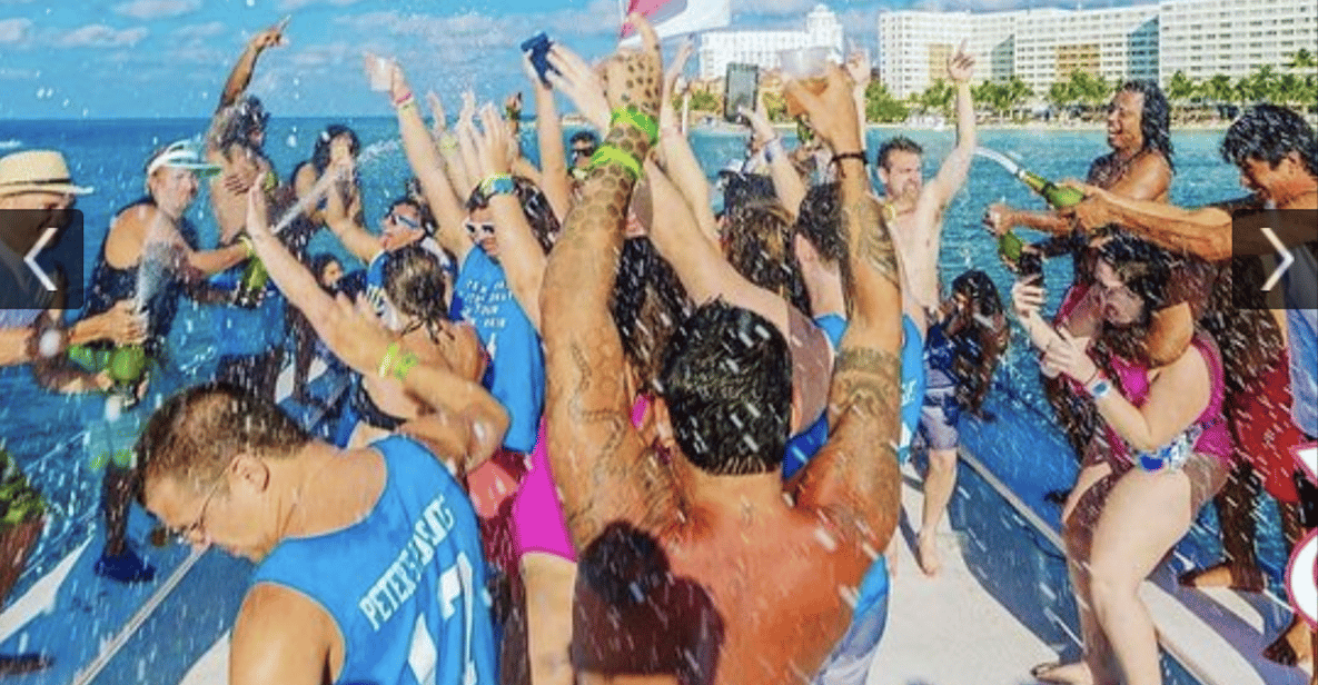 cancun party boat tour