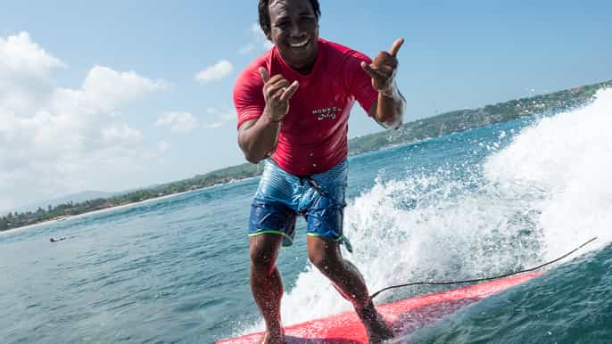 from bali 4day surf and yoga retreat in nusa lembongan