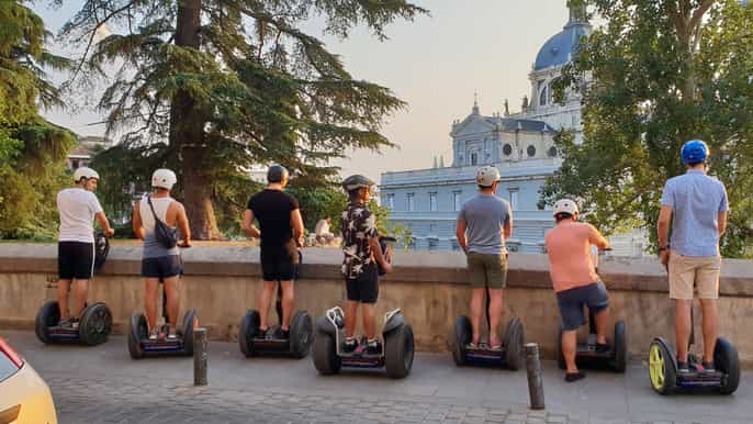 madrid 15 h por centro y parque de el retiro en segway