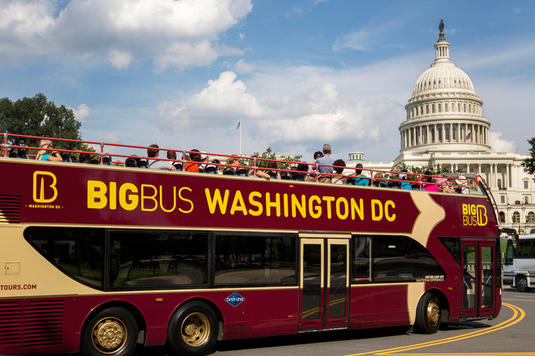 DC: Big Bus Monuments and Memorials Sunset TourDC: Monumente und Denkmäler Sonnenuntergangstour mit dem Open-Top-Bus