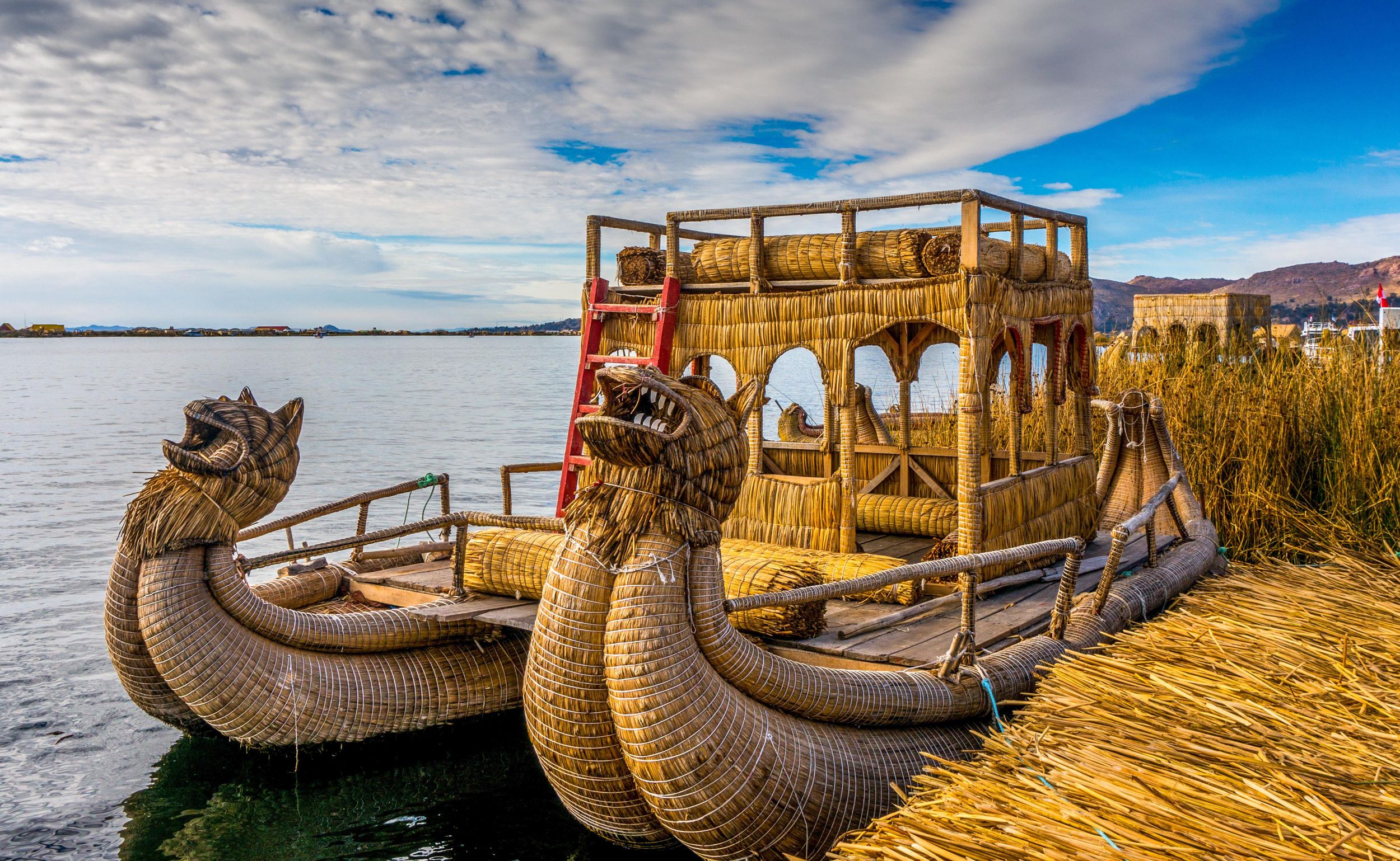 Puno: Ganztagestour zum Titicacasee und Uros & Taquile