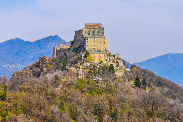 Visit From Turin Half-Day Medieval Sacra di San Michele Tour in Avigliana, Piedmont, Italy