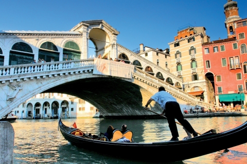 Venise : Saint-Marc, visite à pied et balade en gondoleVisite en français