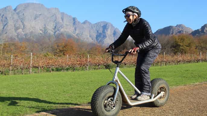 franschhoek down hill scooter tour