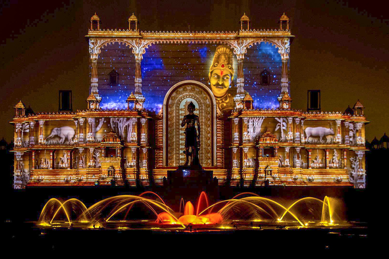 Akshardham: Exhibition, Light and Water Show with Transfers Evening Visit with Light and Water Show