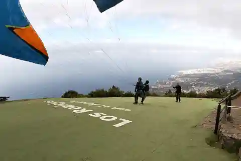 Teneriffa: Paraglidingtur med instruktör