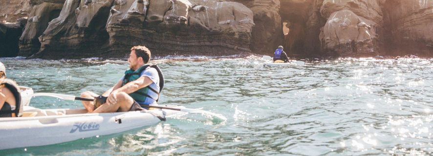 La Jolla: Sea Cave Kayaking Tour with Guide