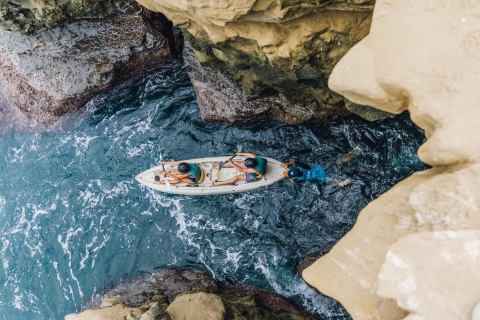 La Jolla: 90-Minute Sea Cave Kayaking Tour with Guide La Jolla: 90-Minute Sea Cave Tour with Double Kayak
