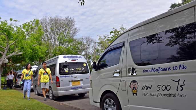 phuket private van transfer to cheow lan lake or vice versa