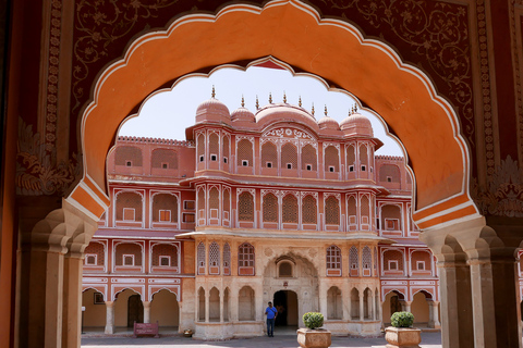 De Délhi: Jaipur - viagem particular de 1 dia de carro ou tremTransferência de carro