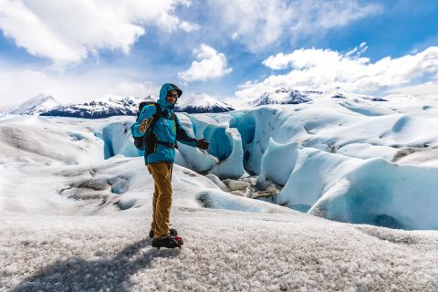 El Calafate: Perito-Moreno-Gletscher Wanderung & Bootsfahrt