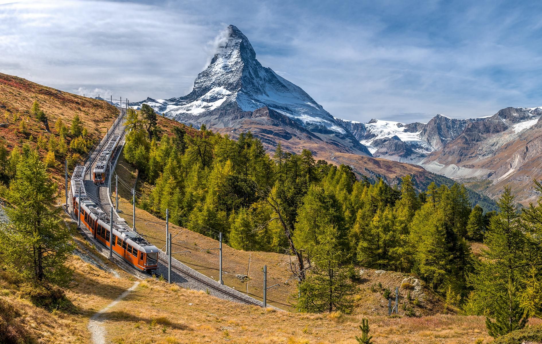 Zermatt: Ticket für die Gornergrat-Zahnradbahn