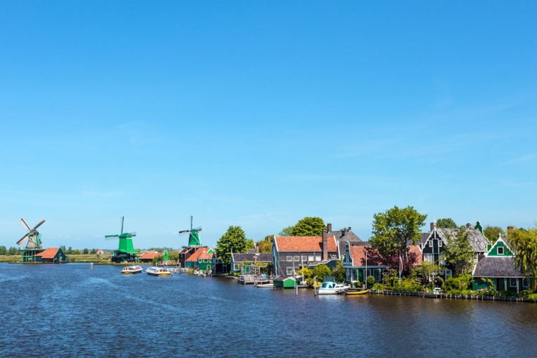 Depuis Amsterdam : visite des moulins à vent de Zaanse Schans en espagnol