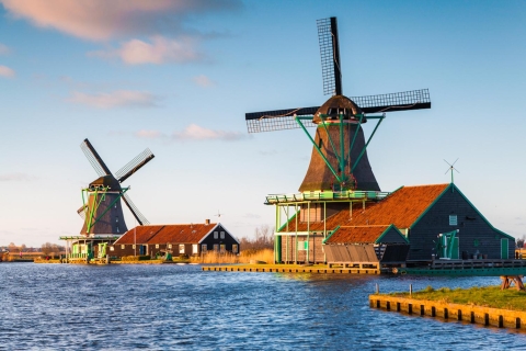 Z Amsterdamu: Windmills of Zaanse Schans Tour po hiszpańsku