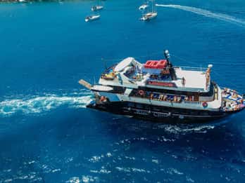 Ab Rhodos-Stadt: Tagestour nach Lindos per Boot Ab Rhodos-Stadt: Tagestour nach Lindos per Boot