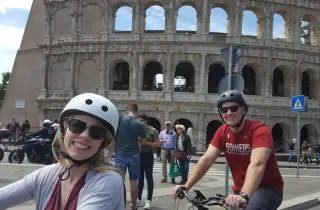 Rom: E-Bike-Tour am Morgen