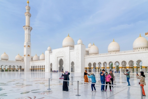 Ab Dubai: Ganztägige Sightseeingtour in Abu DhabiKleingruppentour auf Italienisch