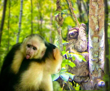 Panama: Monkey and Sloth Jungle Habitat Panama Tour