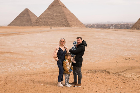 From Hurghada: Pyramids & Museum Small Group Tour by Van Small Group Tour without Entry Fees