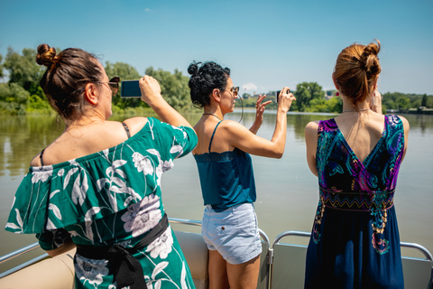 Belgrado: Sightseeingcruise bij zonsondergang met fruit en drankjesBelgrado: Sightseeingcruise bij zonsondergang met snacks en drankjes