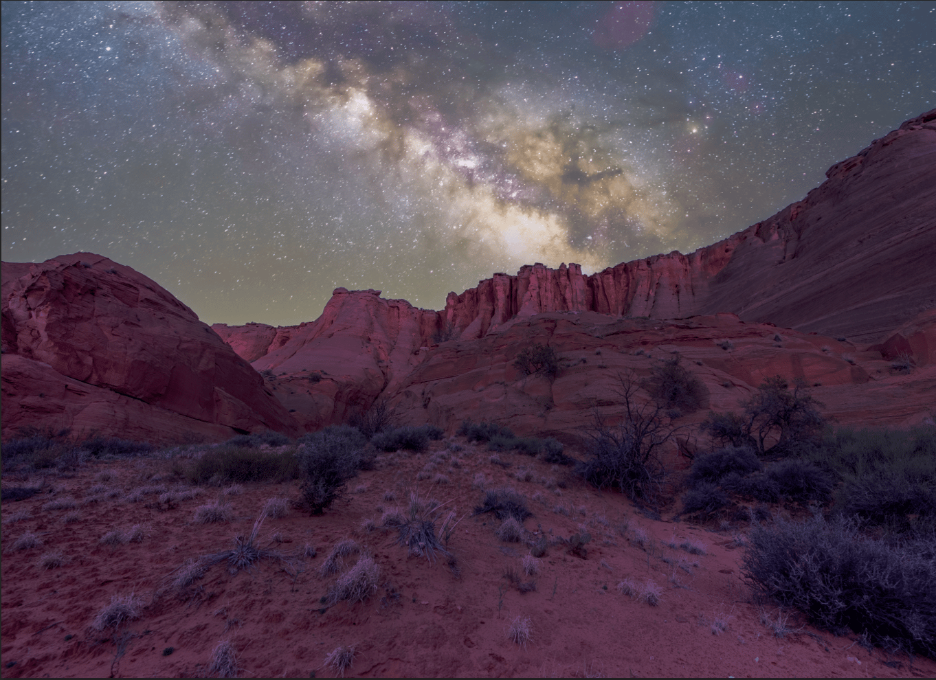 Side: Antelope Valley Canyon Stargazing Night Hike