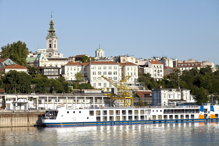 Belgrad med öppen båt Sunset-kryssning med öppen båt med live guideBelgrad: Guidad båtkryssning i staden