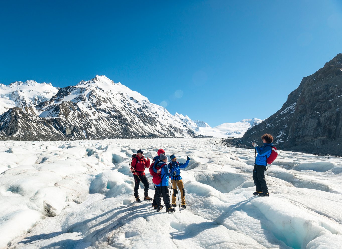 Mount Cook: 3-timers helikoptertur og vandretur på Tasman-gletsjeren