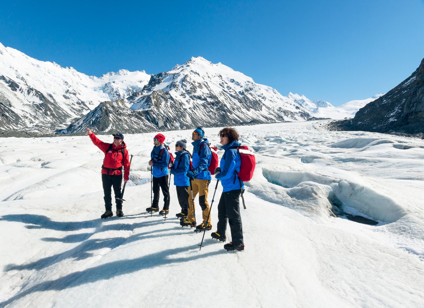 Mount Cook: 3-timers helikoptertur og vandretur på Tasman-gletsjeren