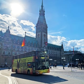Hamborg: Hop-on hop-off-bus- og bådtursbillet