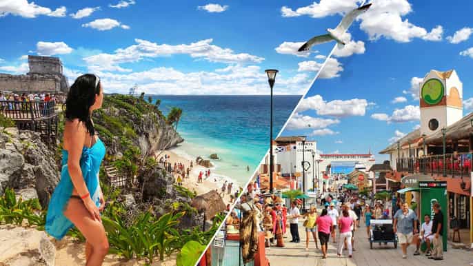 ab cancun tour nach tulum und playa del carmen