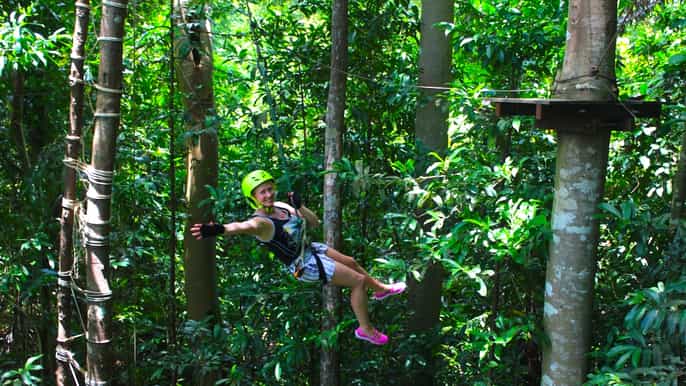 hua hin billet dentrée au parc tree top adventure