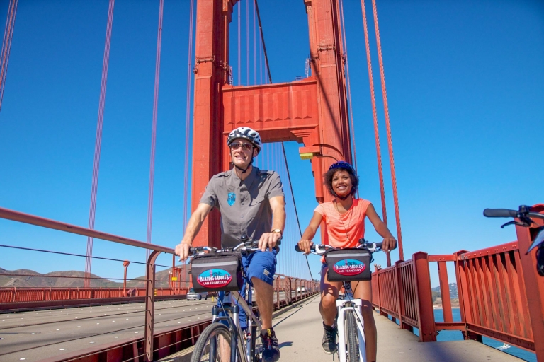San Francisco: zelfgeleide fietsverhuurZelfgeleide fietsverhuur met veerbootticket