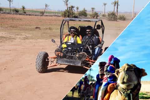 marrakech viaje de medio día por las dunas con buggy y paseo en camello