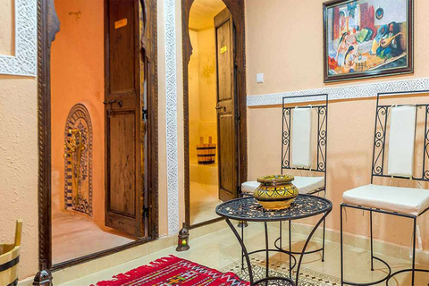 Marrakech: Palmeraie, paseo en camello y spa tradicional