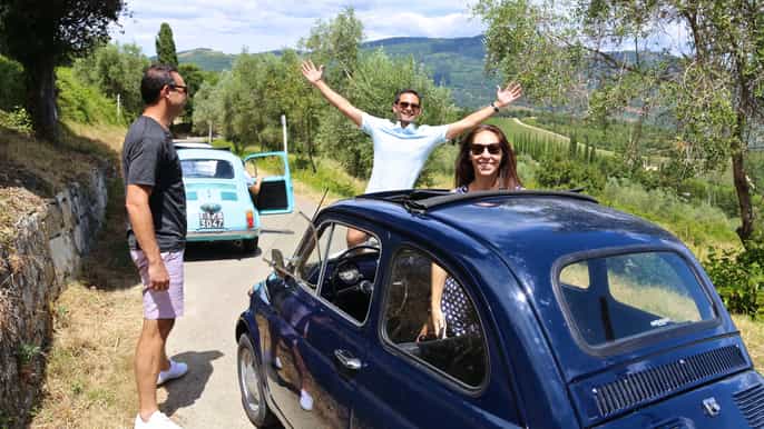 from florence an italian quickie 2hour fiat 500 tour