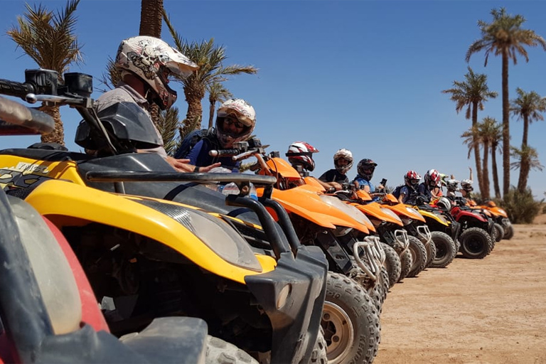 Marrakesh: quadtour door woestijn en palmbos