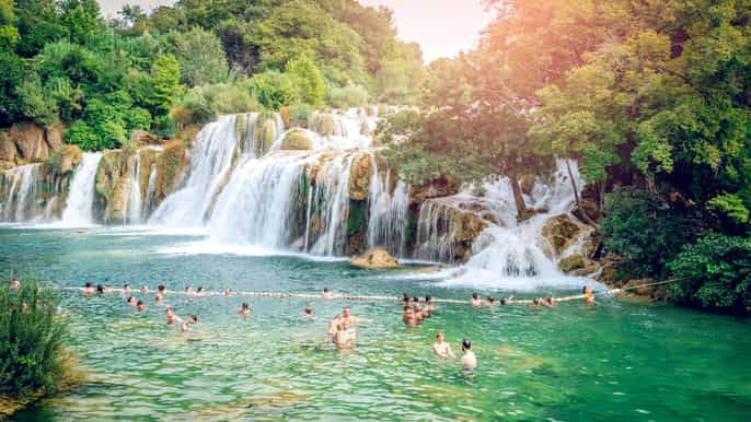 krka national park waterfalls experience day tour