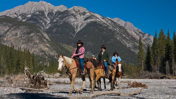 banff 2day overnight backcountry lodge trip by horseback
