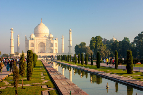 Delhi: Taj Mahal &amp; Agra dagstur med Gatimaan Express-tågDagsutflykt från Gatiman Express till Agra