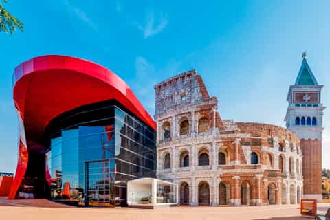 From Costa Brava: PortAventura & Ferrari Land Full-Day Trip