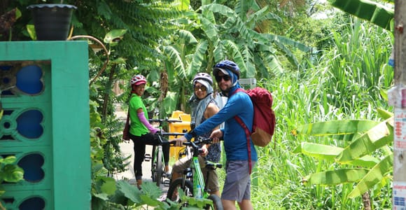 Bangkok: Fahrrad- und Bootstour durch den Kanal mit Mittagessen