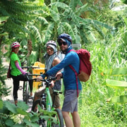 Bangkok: Bike and Canal Boat Tour with Lunch