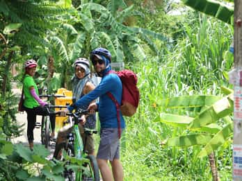 Bangkok: Cykel- och Cykel- och båttur i kanalen med lunch