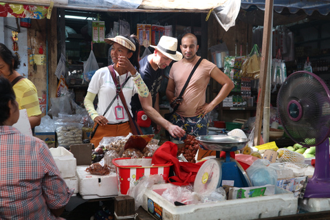 Bangkok: Tour in barca con pranzo in bicicletta e sul canaleBangkok: tour in bici e in battello sui canali con pranzo