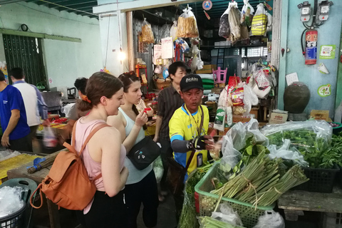 Bangkok: Passeio de bicicleta e de barco pelo canal com almoçoBangkok: passeio de bicicleta e barco pelo canal com almoço